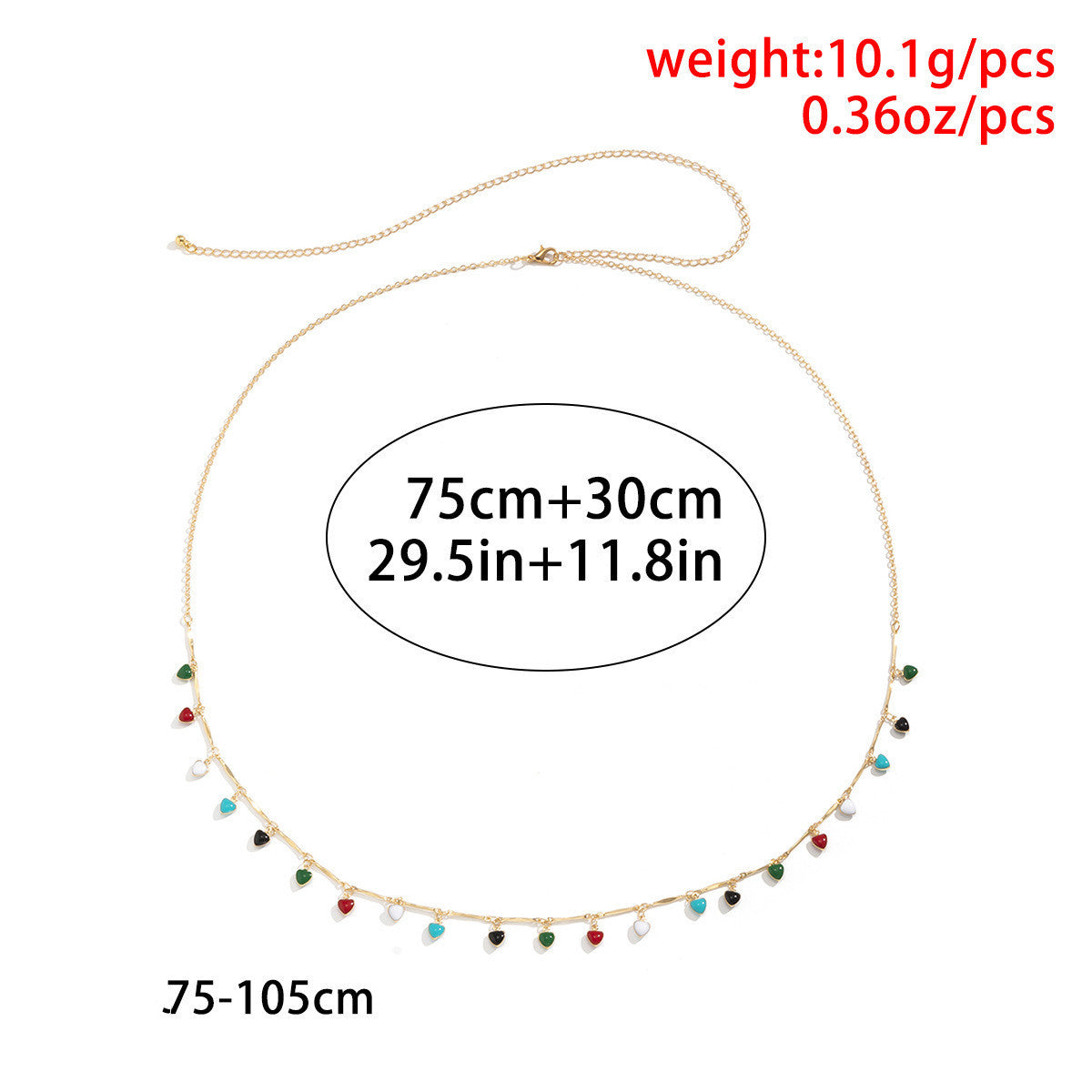 Single Layer Tassel Metal Women's Body Chain